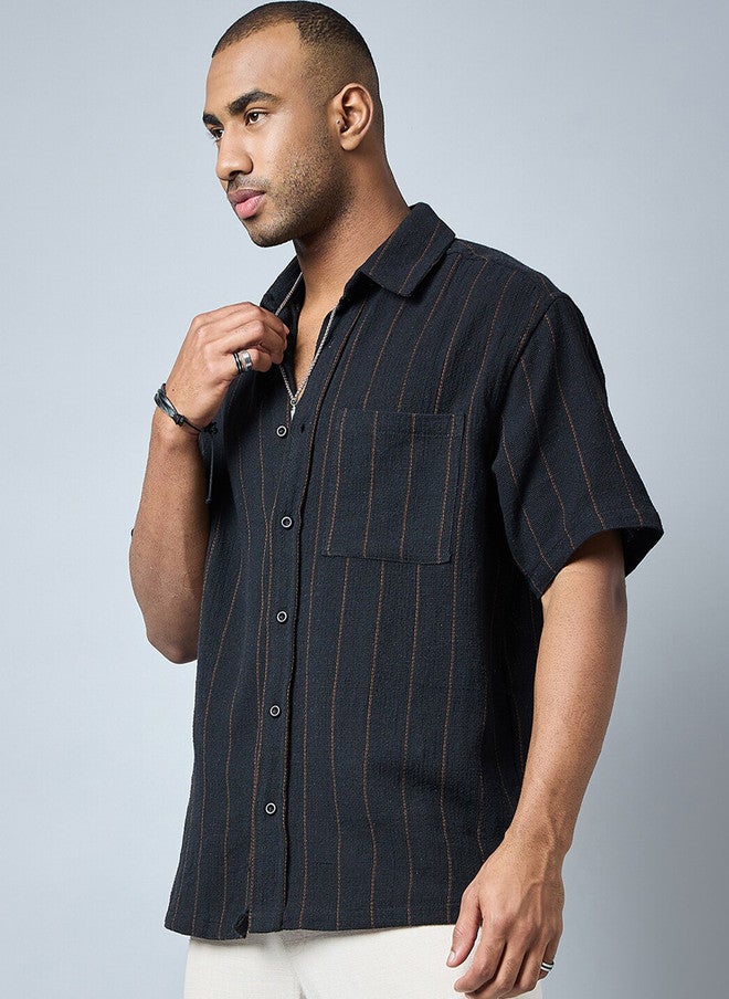 CHIMPAAANZEE Tartan Checked Oversized Casual Shirt - Image 4